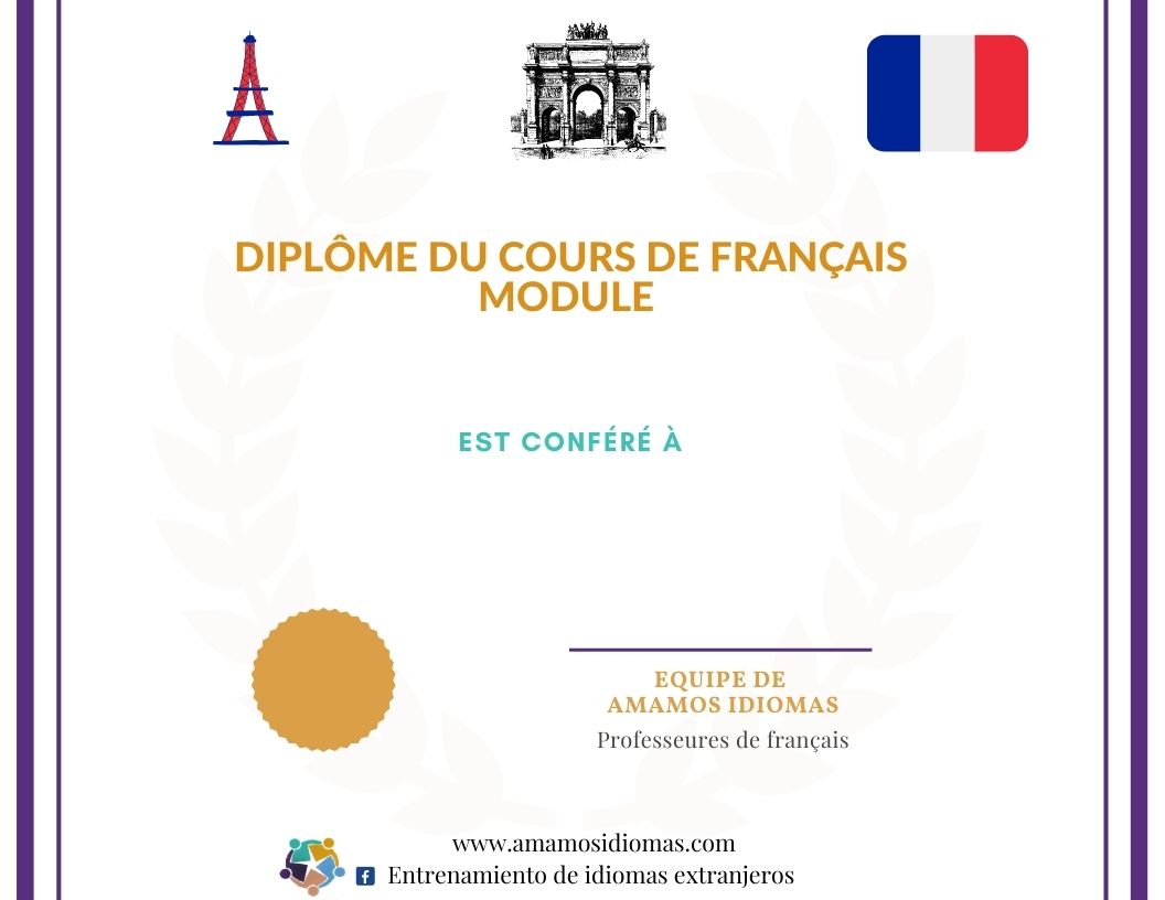diploma de francés para principiantes curso online